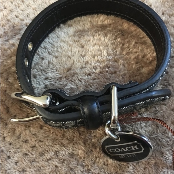 Coach Other - Authentic size Leather dog collar  size XS 8.5 -10,5” Coach Dog collar